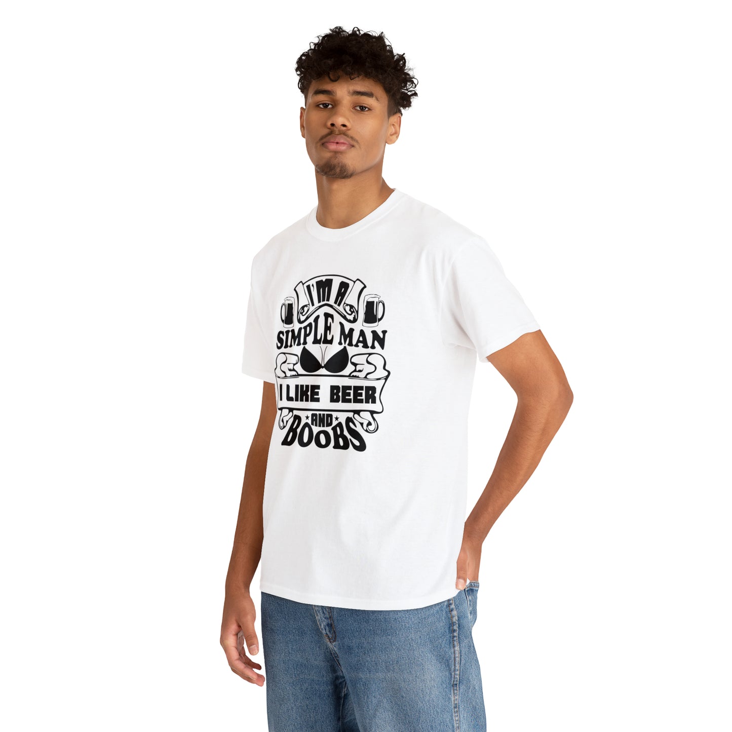 "Beer & Boobs Man" T-Shirt - Weave Got Gifts - Unique Gifts You Won’t Find Anywhere Else!