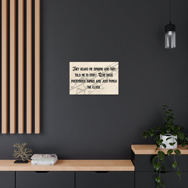 "Custom Lyrics" Wall Art - Weave Got Gifts - Unique Gifts You Won’t Find Anywhere Else!