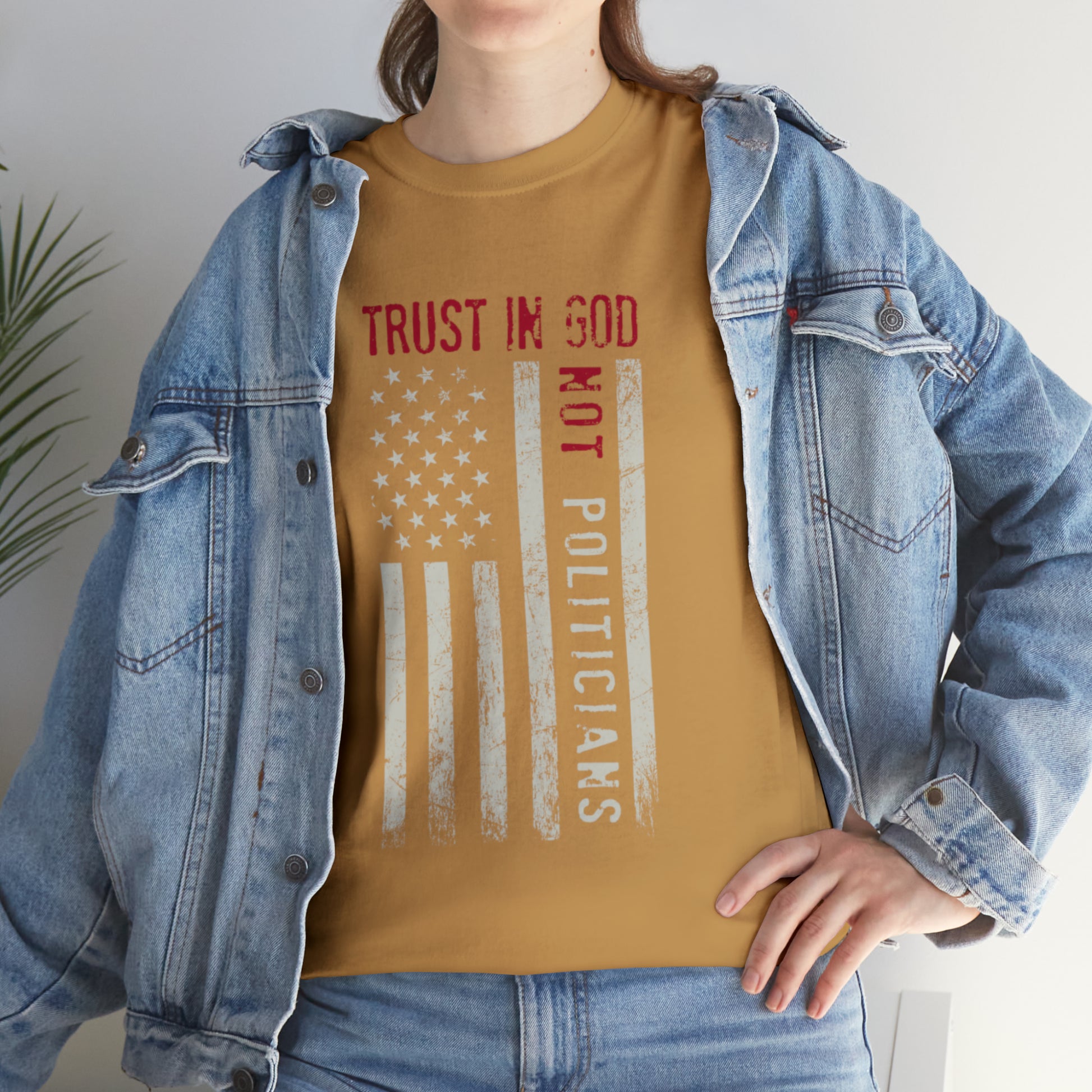 "Trust In God, Not Politicians" T-Shirt - Weave Got Gifts - Unique Gifts You Won’t Find Anywhere Else!