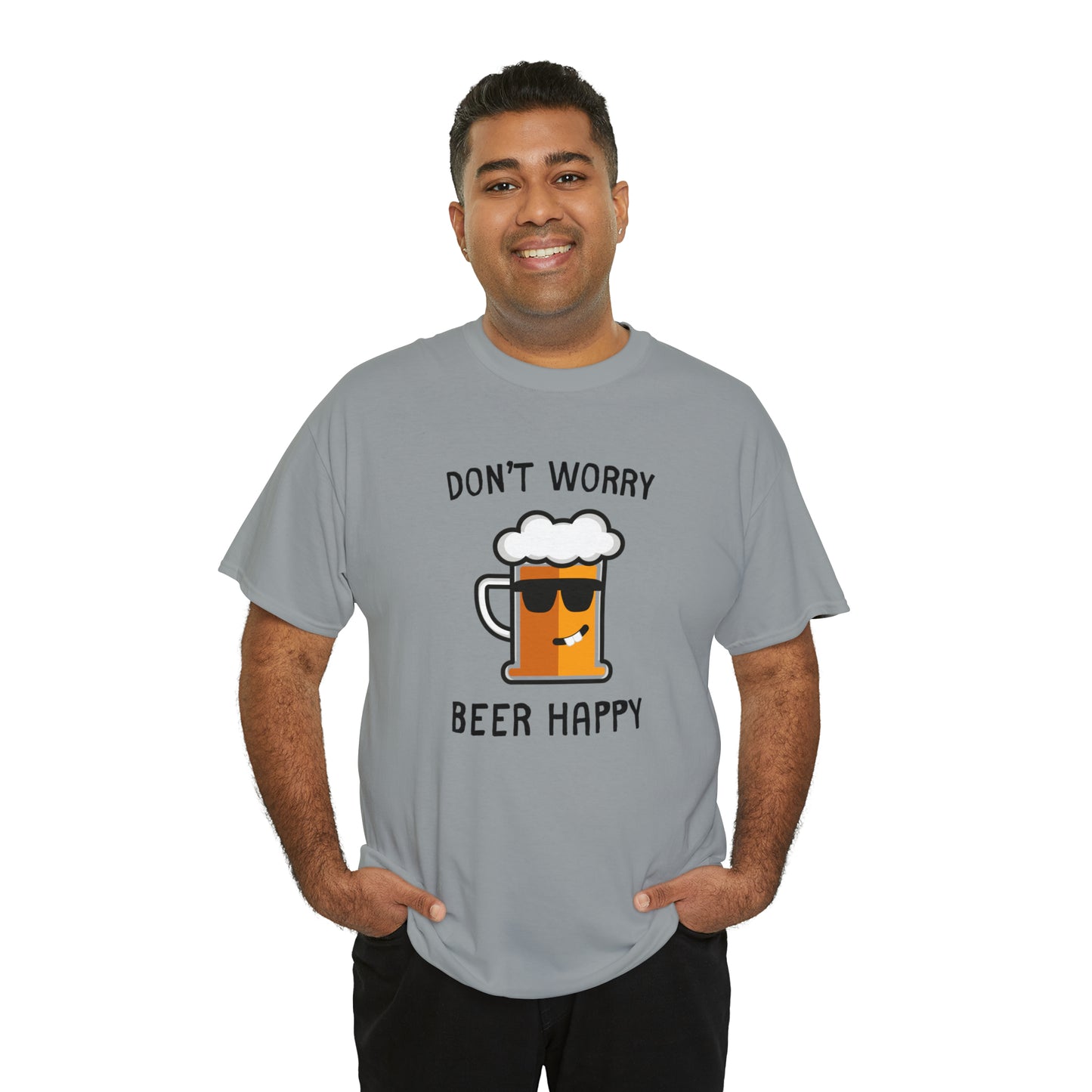 "Don't Worry, Beer Happy" T-Shirt - Weave Got Gifts - Unique Gifts You Won’t Find Anywhere Else!