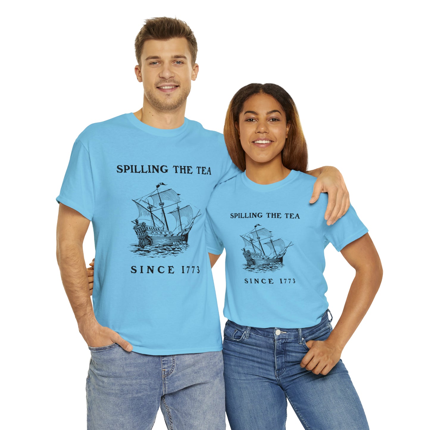 "Spilling The Tea, Since 1773" T-Shirt - Weave Got Gifts - Unique Gifts You Won’t Find Anywhere Else!