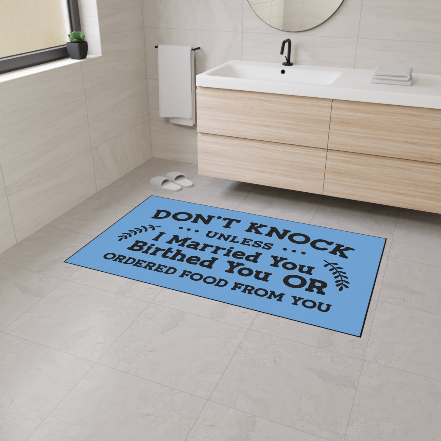 "Don't Knock" Door Mat - Weave Got Gifts - Unique Gifts You Won’t Find Anywhere Else!