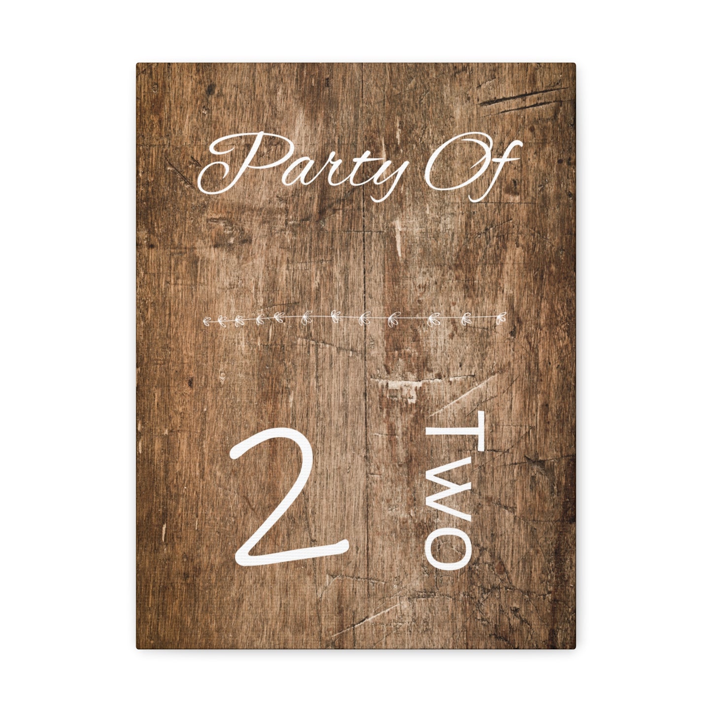 "Party Of 2" Wall Art - Weave Got Gifts - Unique Gifts You Won’t Find Anywhere Else!