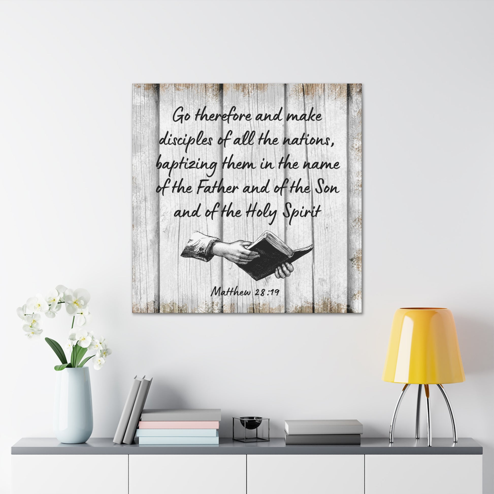 "Go Therefore And Make Disciples" Wall Art - Weave Got Gifts - Unique Gifts You Won’t Find Anywhere Else!