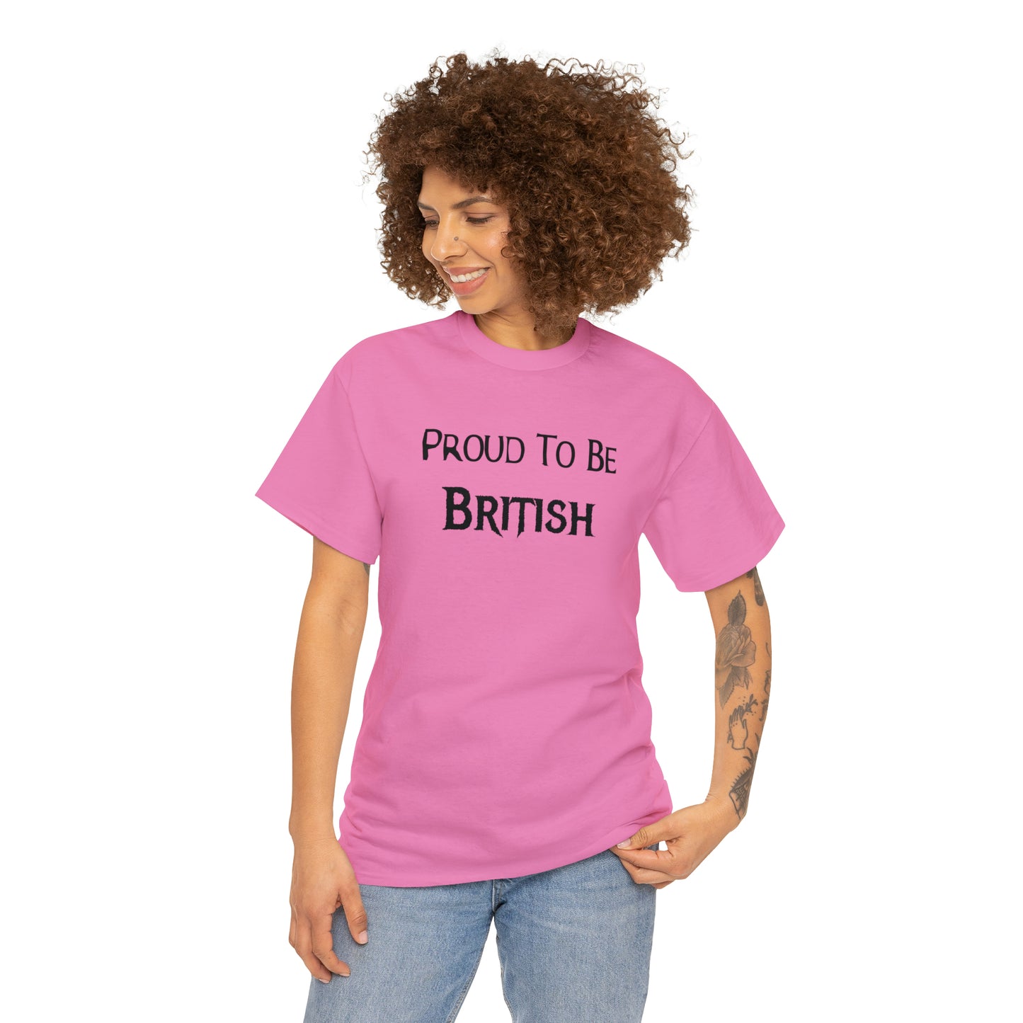 "Proud To Be British" T-Shirt - Weave Got Gifts - Unique Gifts You Won’t Find Anywhere Else!