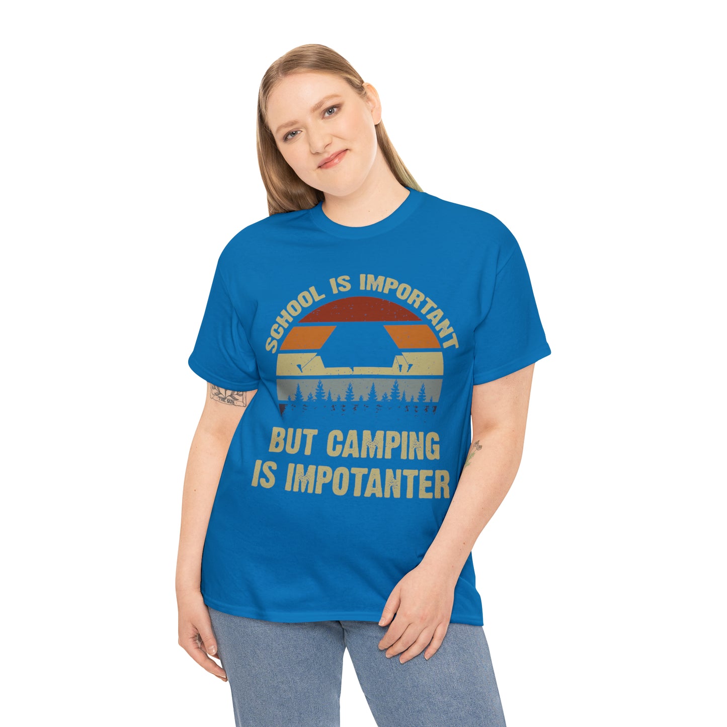 "Camping Is Importanter" T-Shirt - Weave Got Gifts - Unique Gifts You Won’t Find Anywhere Else!