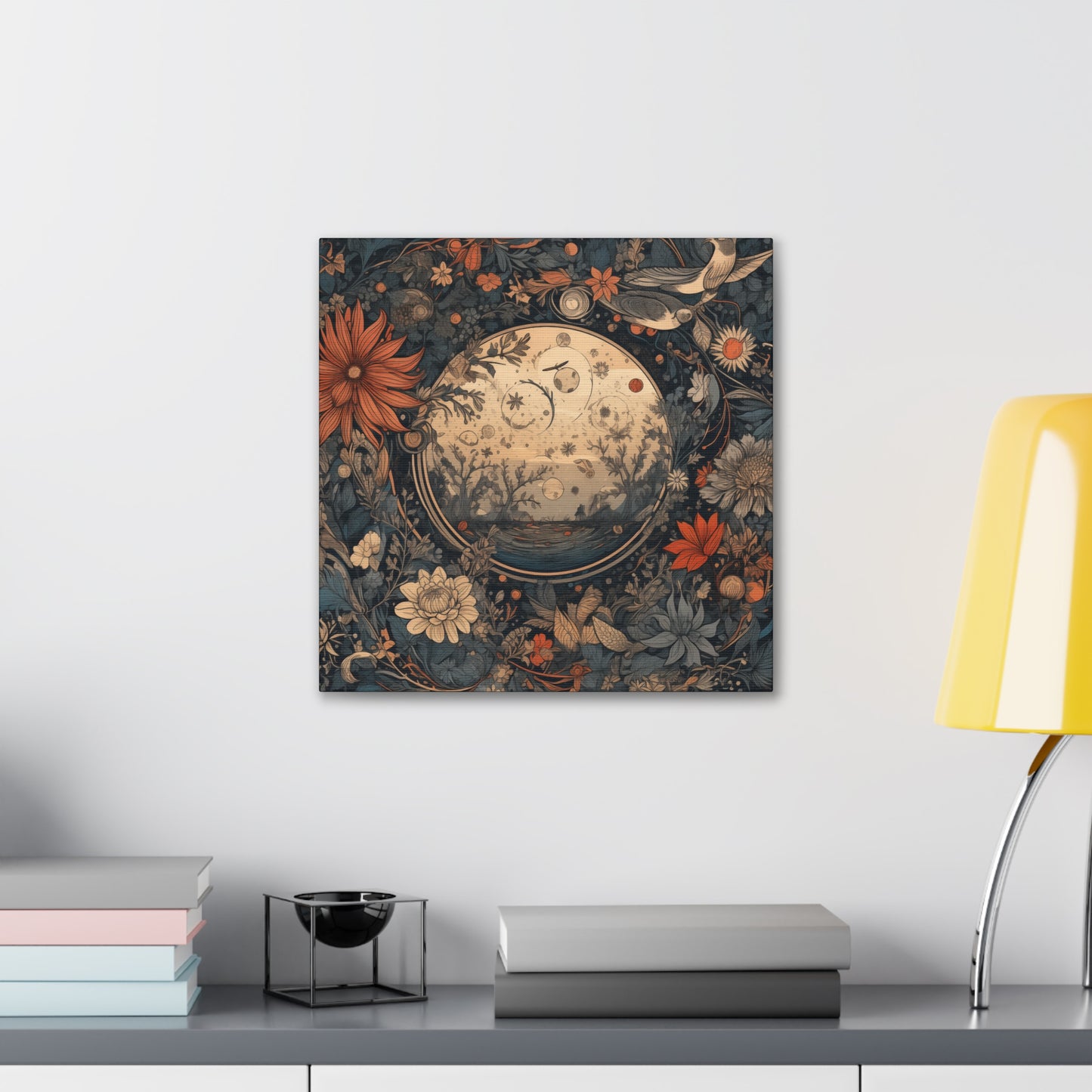 "Floral Celestial" Canvas Print - Weave Got Gifts - Unique Gifts You Won’t Find Anywhere Else!