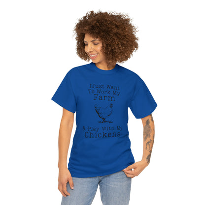 "Farm & Chickens" T-Shirt - Weave Got Gifts - Unique Gifts You Won’t Find Anywhere Else!