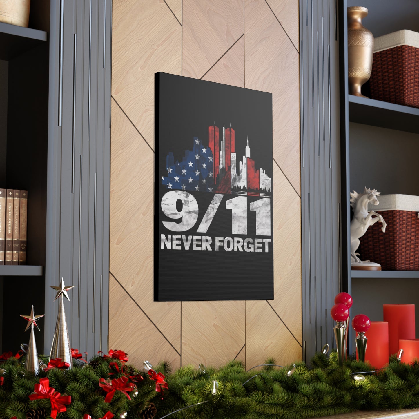 Never Forget 9/11: Canvas Wall Art