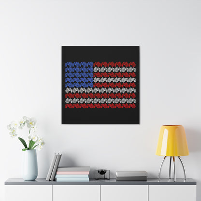 "Tractor American Flag" Wall Art - Weave Got Gifts - Unique Gifts You Won’t Find Anywhere Else!