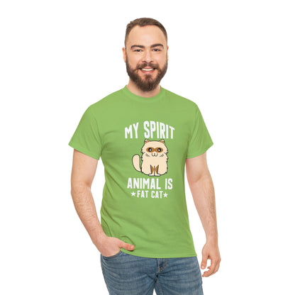 "Fat Cat Spirit Animal" T-Shirt - Weave Got Gifts - Unique Gifts You Won’t Find Anywhere Else!