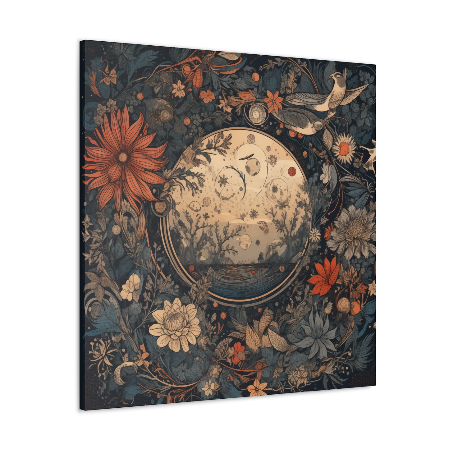 "Floral Celestial" Canvas Print - Weave Got Gifts - Unique Gifts You Won’t Find Anywhere Else!