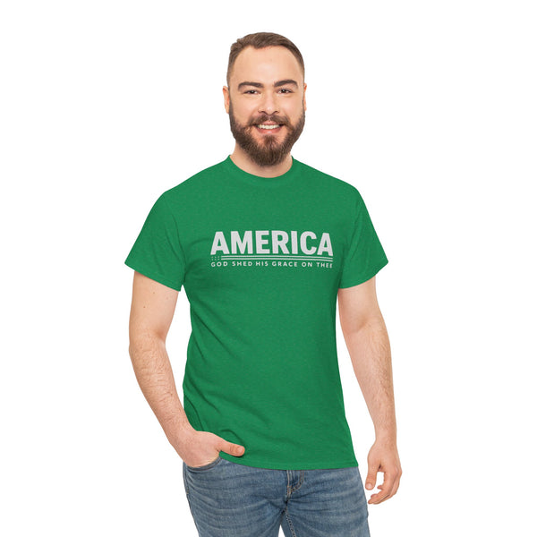 "Comfortable and Durable Patriotic T-Shirt"