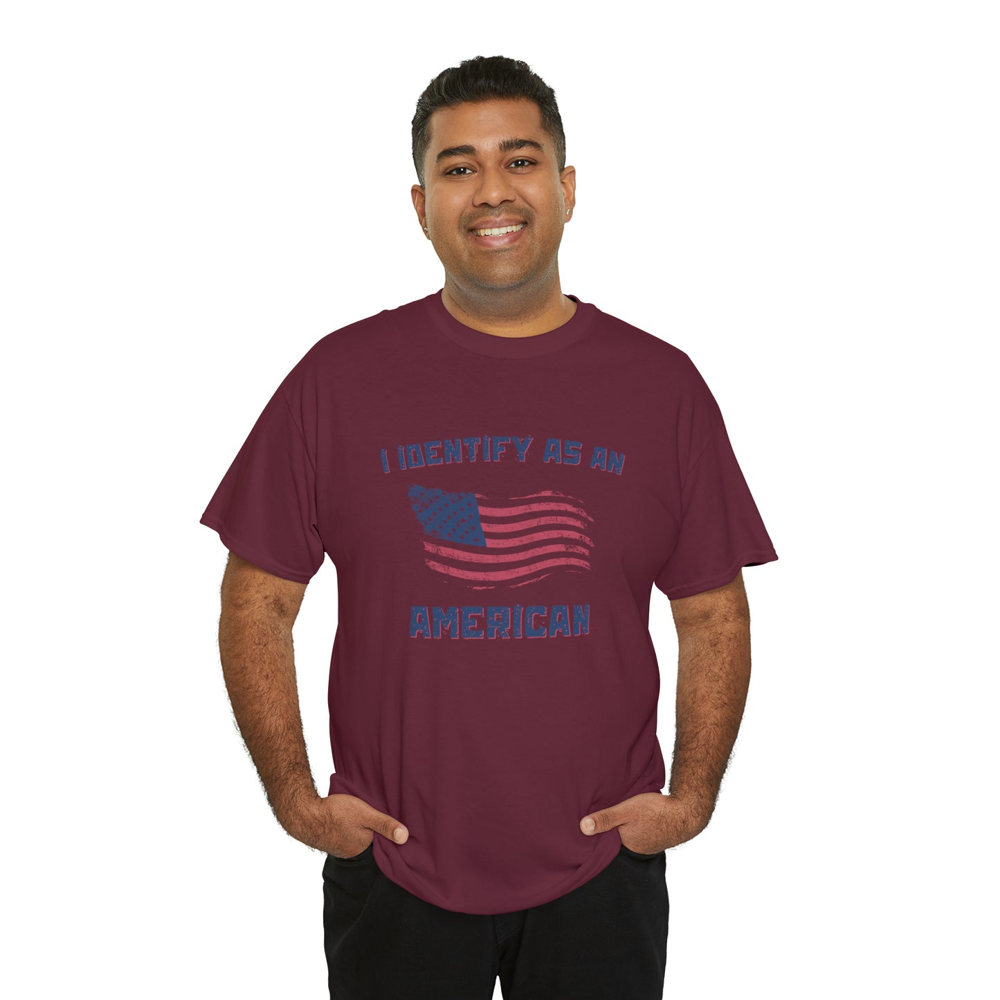 "I Identify As An American" T-Shirt - Weave Got Gifts - Unique Gifts You Won’t Find Anywhere Else!