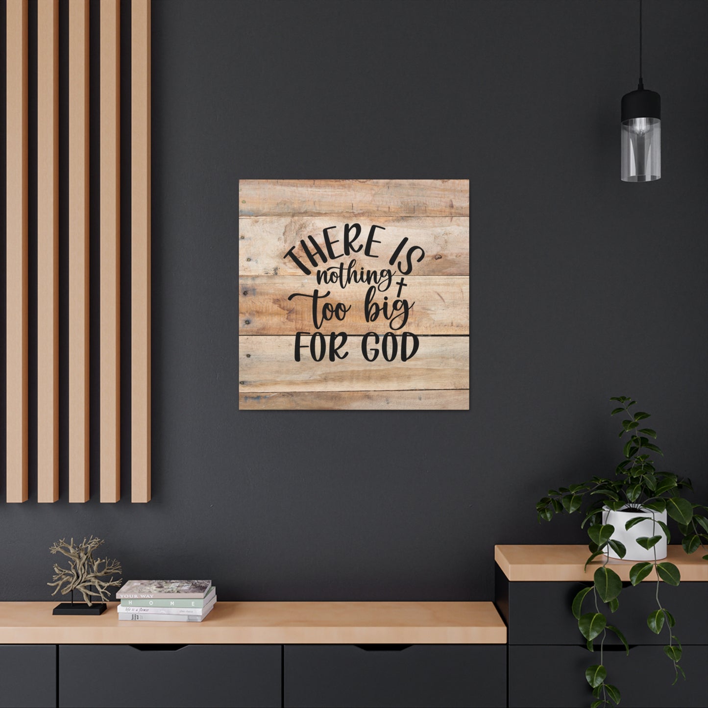 "There Is Nothing Too Big For God" Wall Art - Weave Got Gifts - Unique Gifts You Won’t Find Anywhere Else!