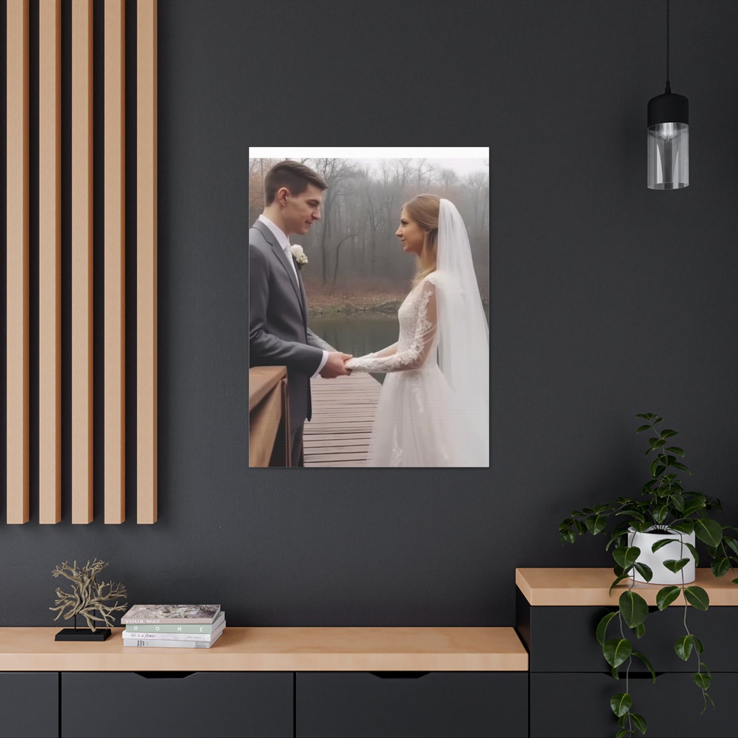 "Wedding Day" Custom Photo Wall Print - Weave Got Gifts - Unique Gifts You Won’t Find Anywhere Else!