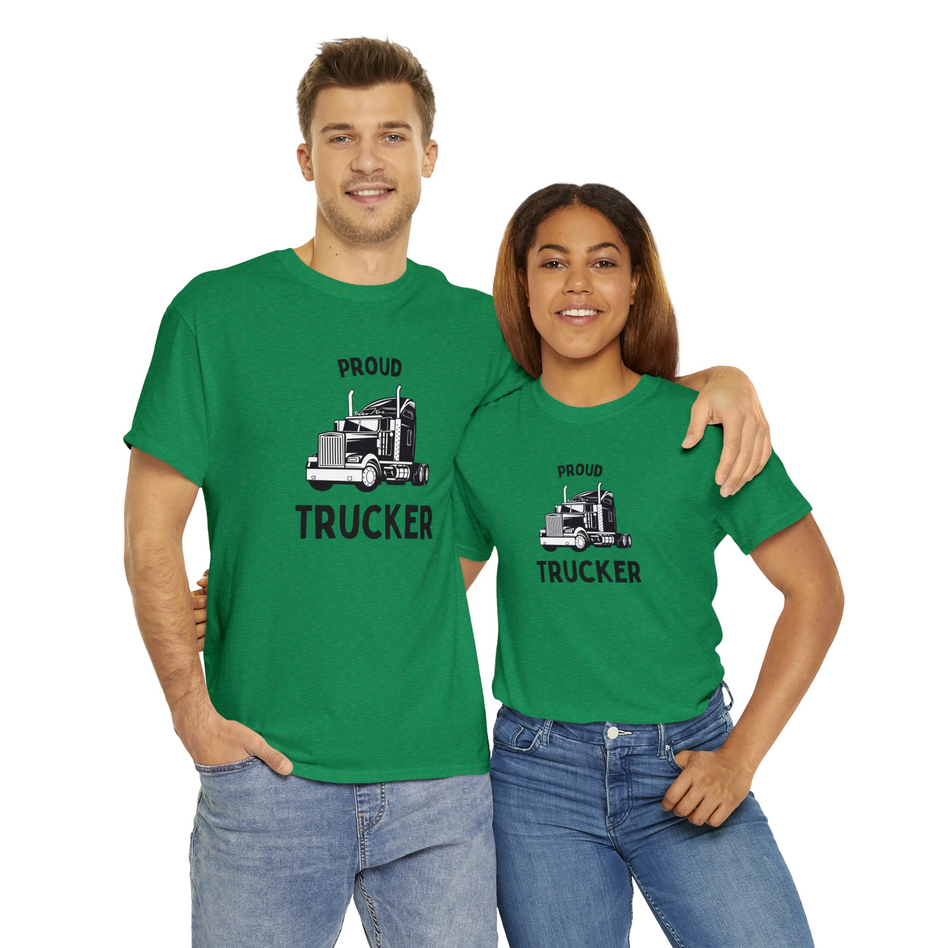 "Proud Trucker" T-Shirt - Weave Got Gifts - Unique Gifts You Won’t Find Anywhere Else!