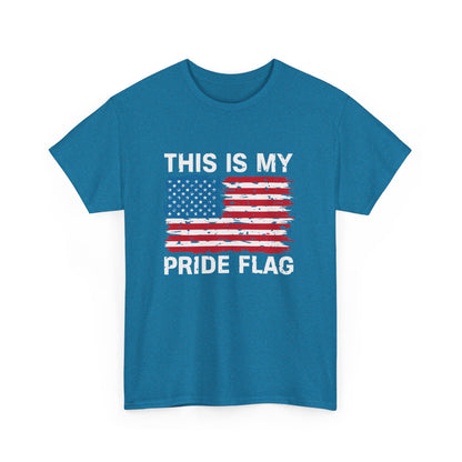 "Distressed American Flag T-Shirt for Proud Americans"