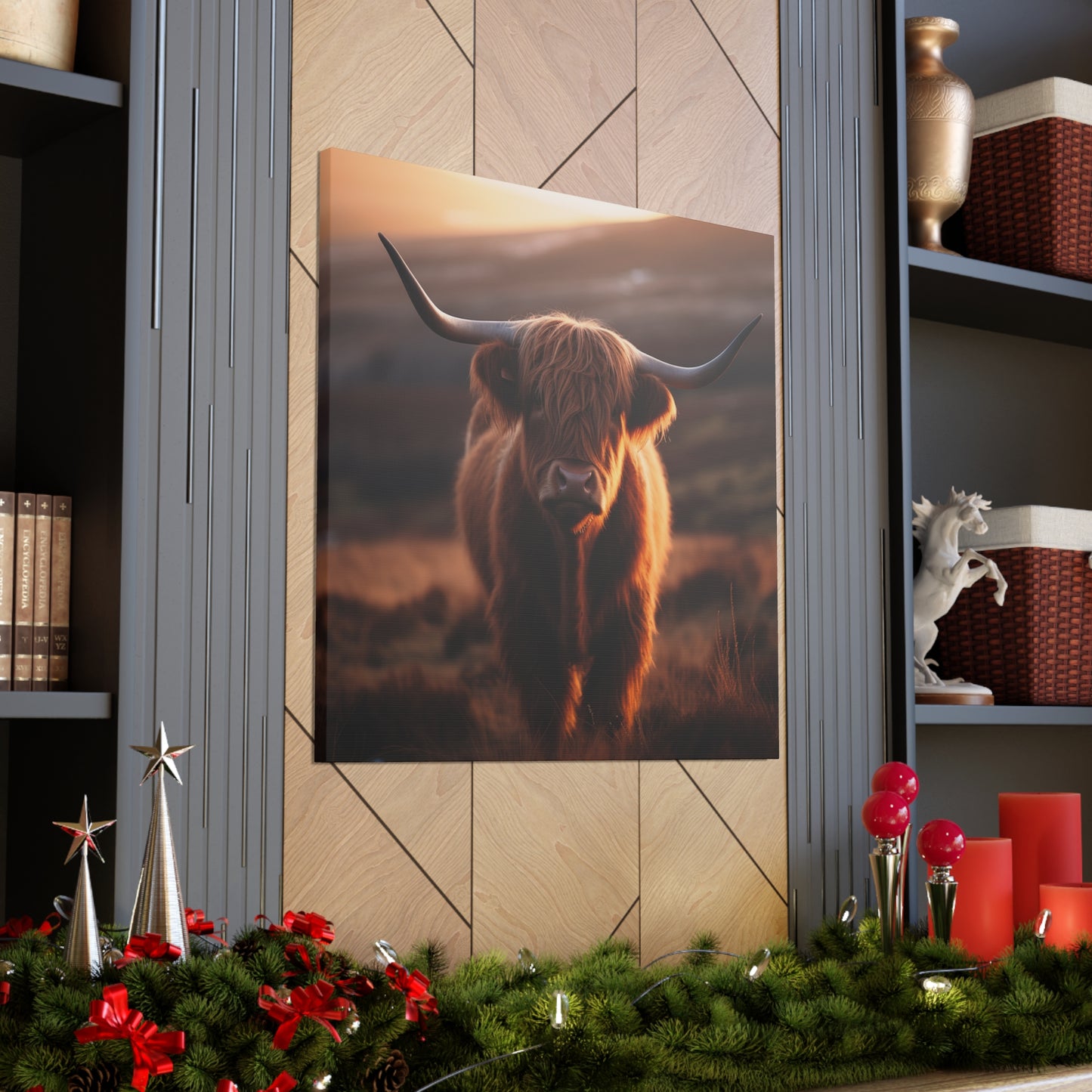 "Highland Cow Photo" Wall Art - Weave Got Gifts - Unique Gifts You Won’t Find Anywhere Else!