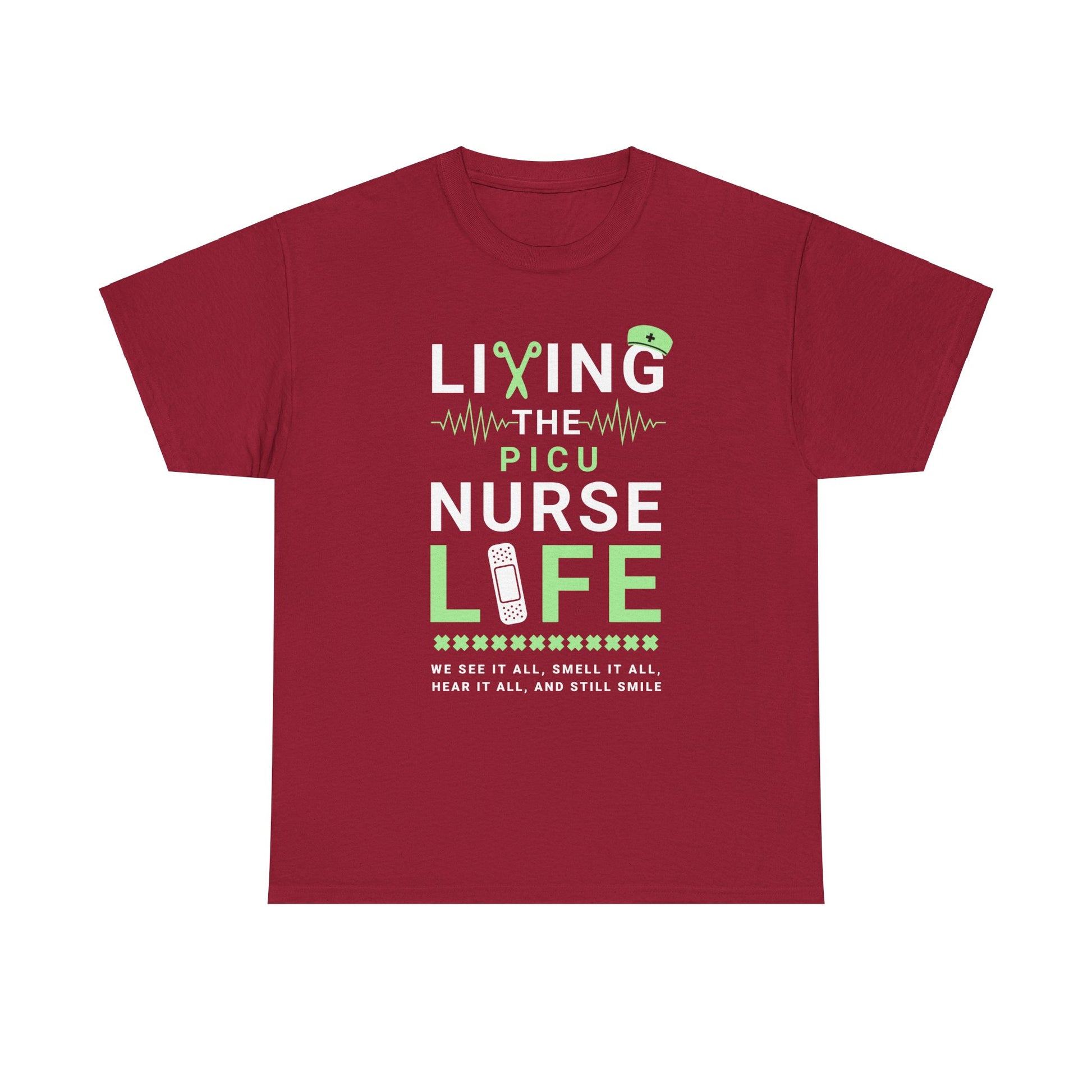 PICU nurse humor t-shirt for men and women
