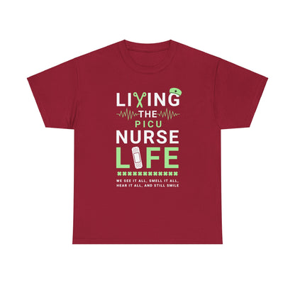 PICU nurse humor t-shirt for men and women
