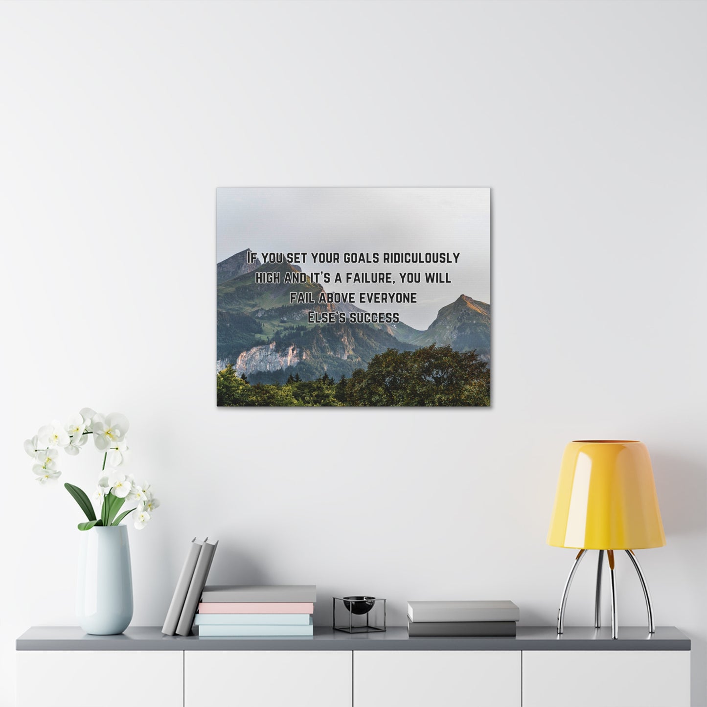 "Set Your Goals High" Wall Art - Weave Got Gifts - Unique Gifts You Won’t Find Anywhere Else!