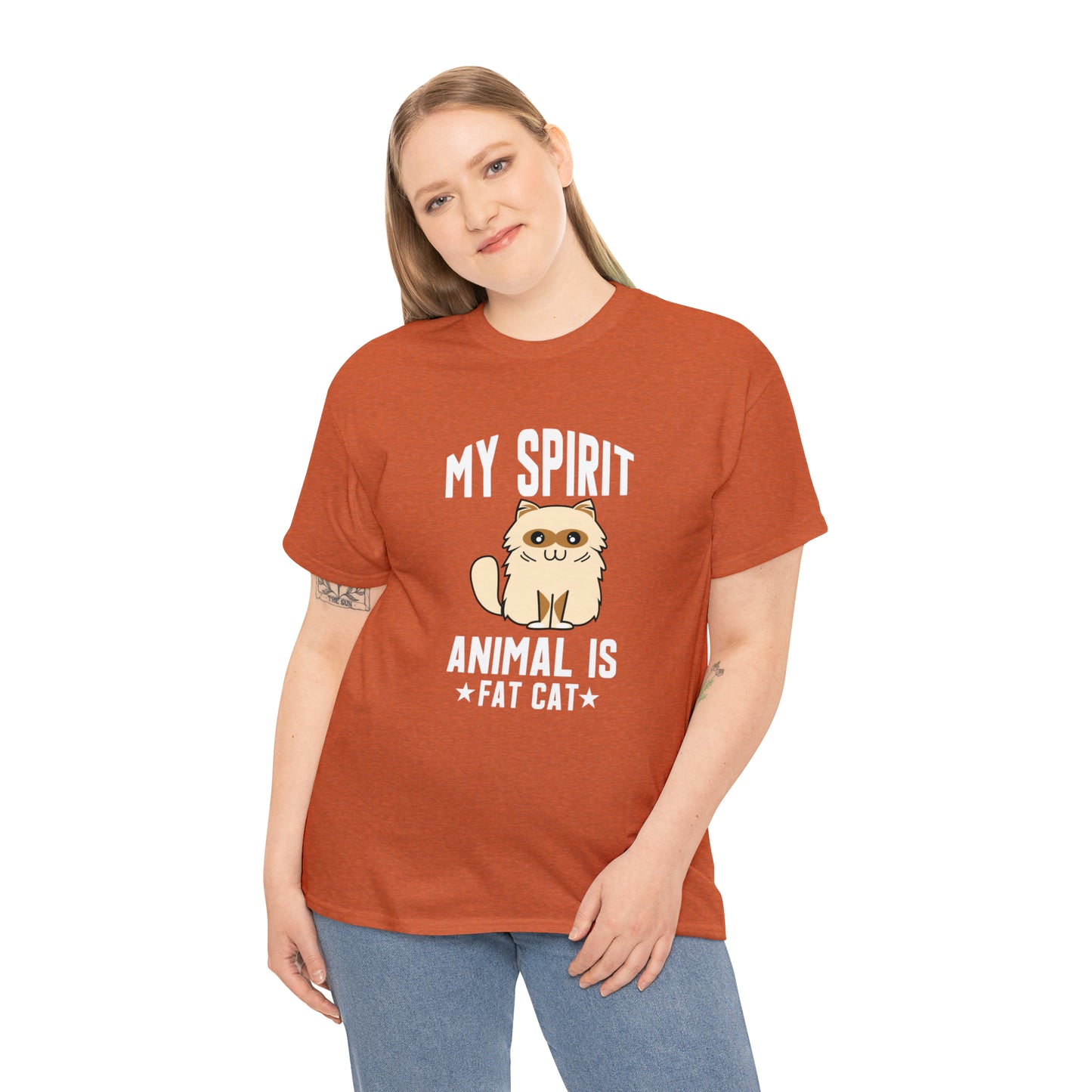 "Fat Cat Spirit Animal" T-Shirt - Weave Got Gifts - Unique Gifts You Won’t Find Anywhere Else!