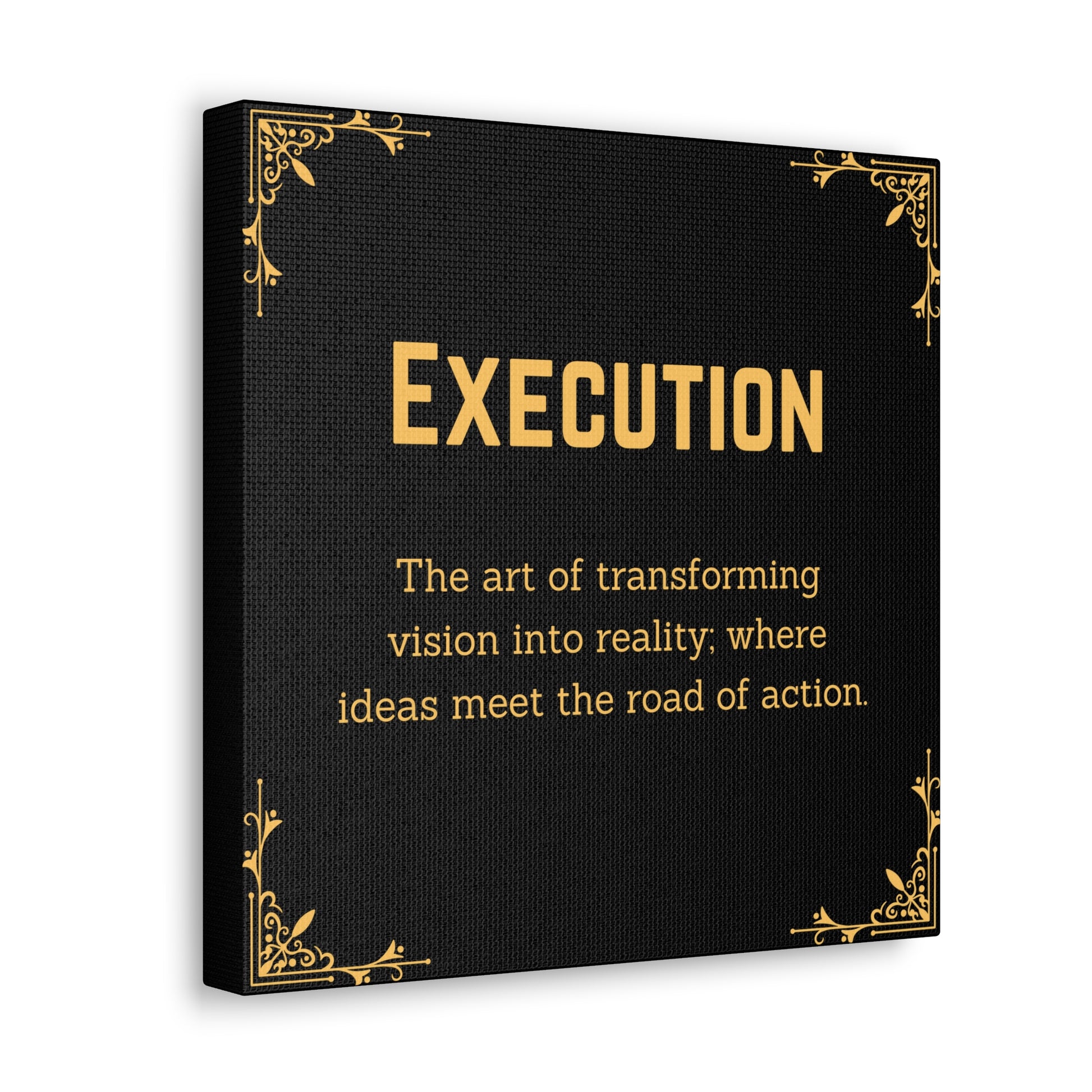 "Execution Motivation" Wall Art - Weave Got Gifts - Unique Gifts You Won’t Find Anywhere Else!