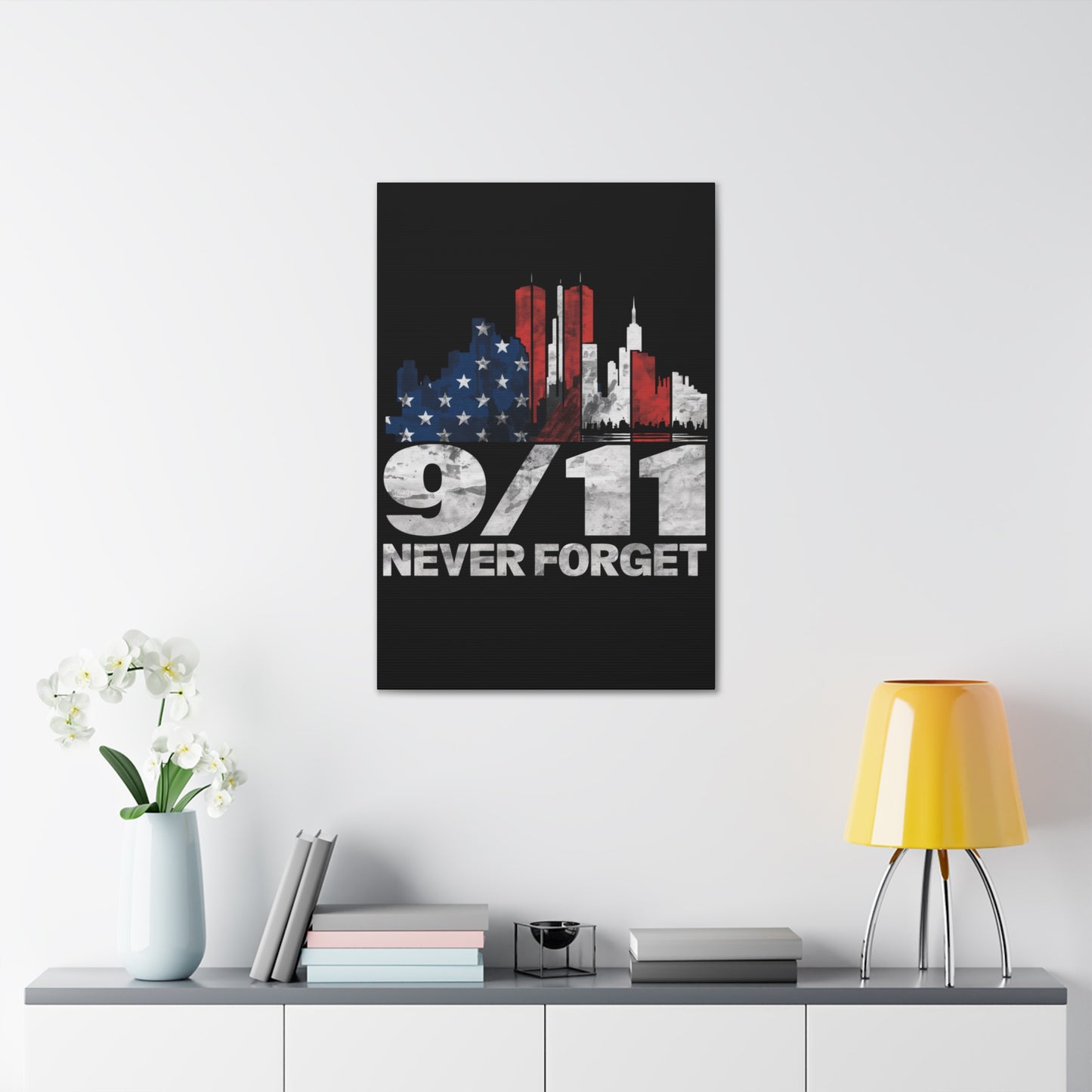 Never Forget 9/11: Canvas Wall Art