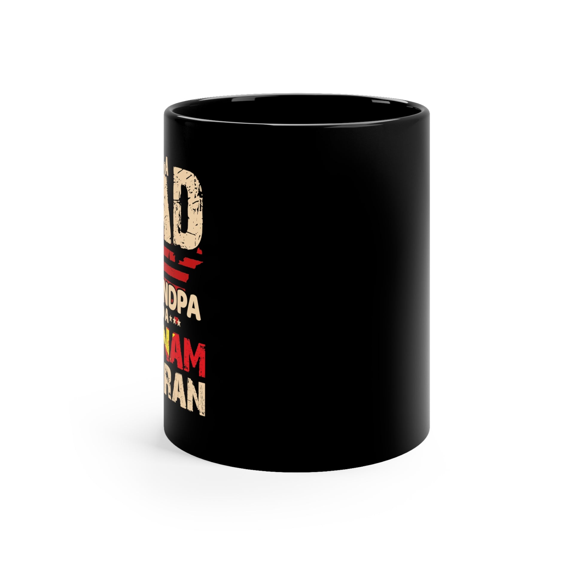 "Dad, Grandpa, Vietnam Veteran" 11oz Black Mug - Weave Got Gifts - Unique Gifts You Won’t Find Anywhere Else!