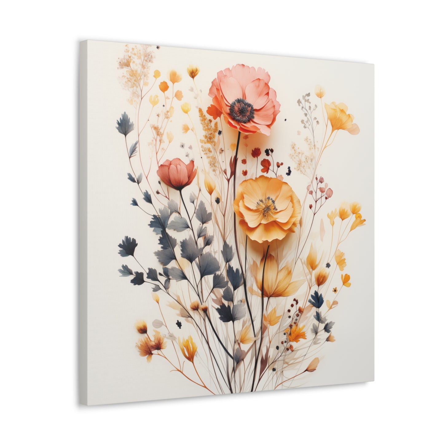 "Watercolor Flowers" Wall Art - Weave Got Gifts - Unique Gifts You Won’t Find Anywhere Else!