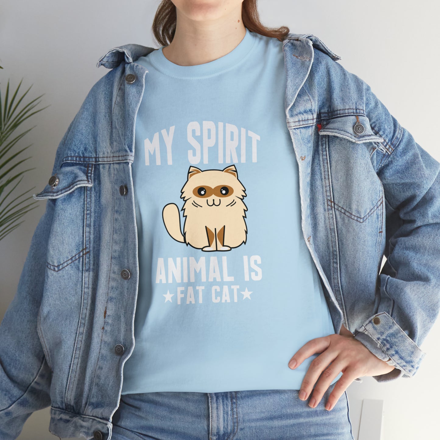 "Fat Cat Spirit Animal" T-Shirt - Weave Got Gifts - Unique Gifts You Won’t Find Anywhere Else!