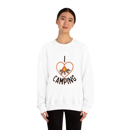 "I Love Camping" Crewneck Sweatshirt - Weave Got Gifts - Unique Gifts You Won’t Find Anywhere Else!