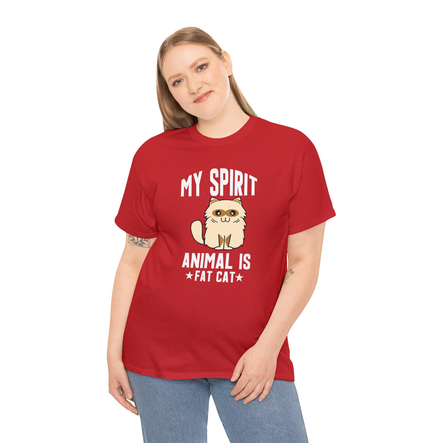 "Fat Cat Spirit Animal" T-Shirt - Weave Got Gifts - Unique Gifts You Won’t Find Anywhere Else!