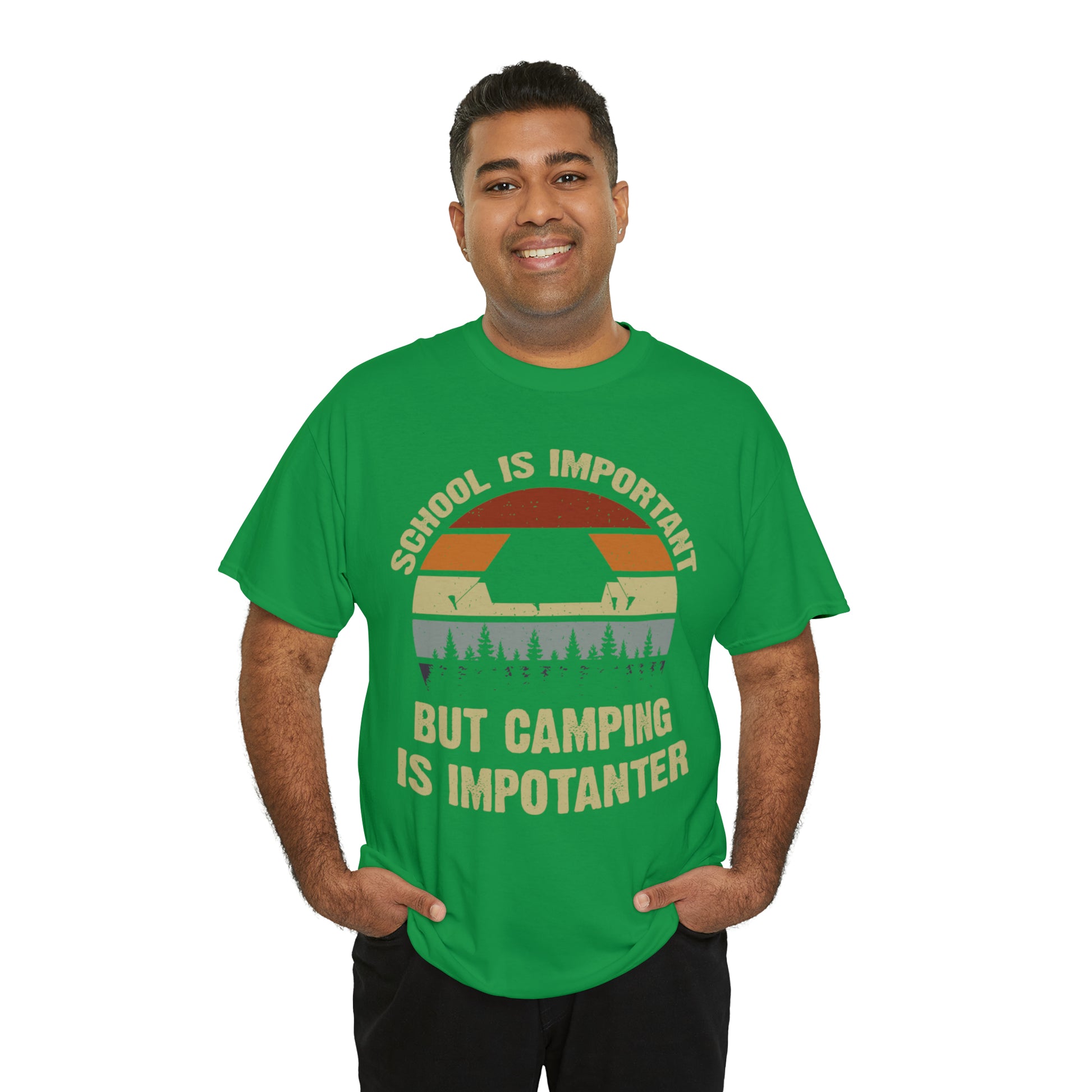 "Camping Is Importanter" T-Shirt - Weave Got Gifts - Unique Gifts You Won’t Find Anywhere Else!