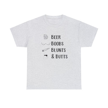 "Beer, Boobs, Blunts & Butts" Rated R T-Shirt - Weave Got Gifts - Unique Gifts You Won’t Find Anywhere Else!