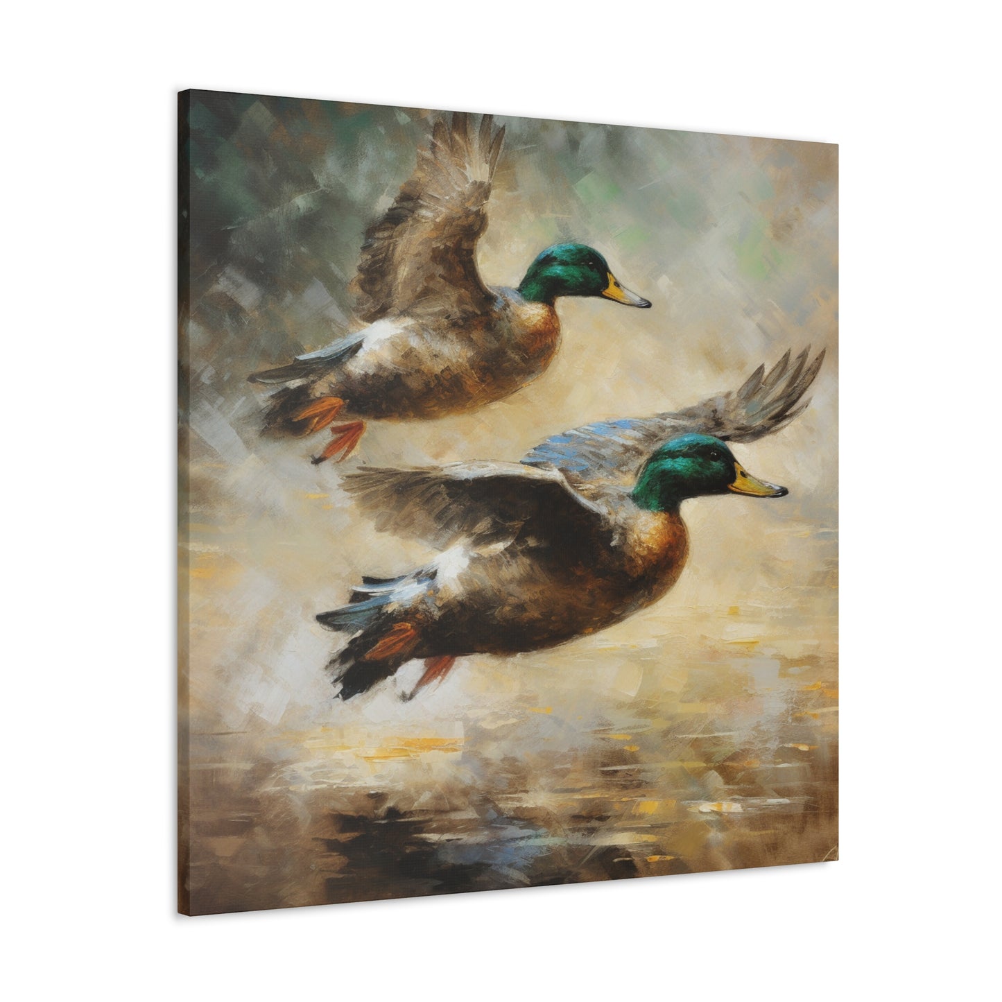 "Pair Of Ducks Flying" Wall Art - Weave Got Gifts - Unique Gifts You Won’t Find Anywhere Else!