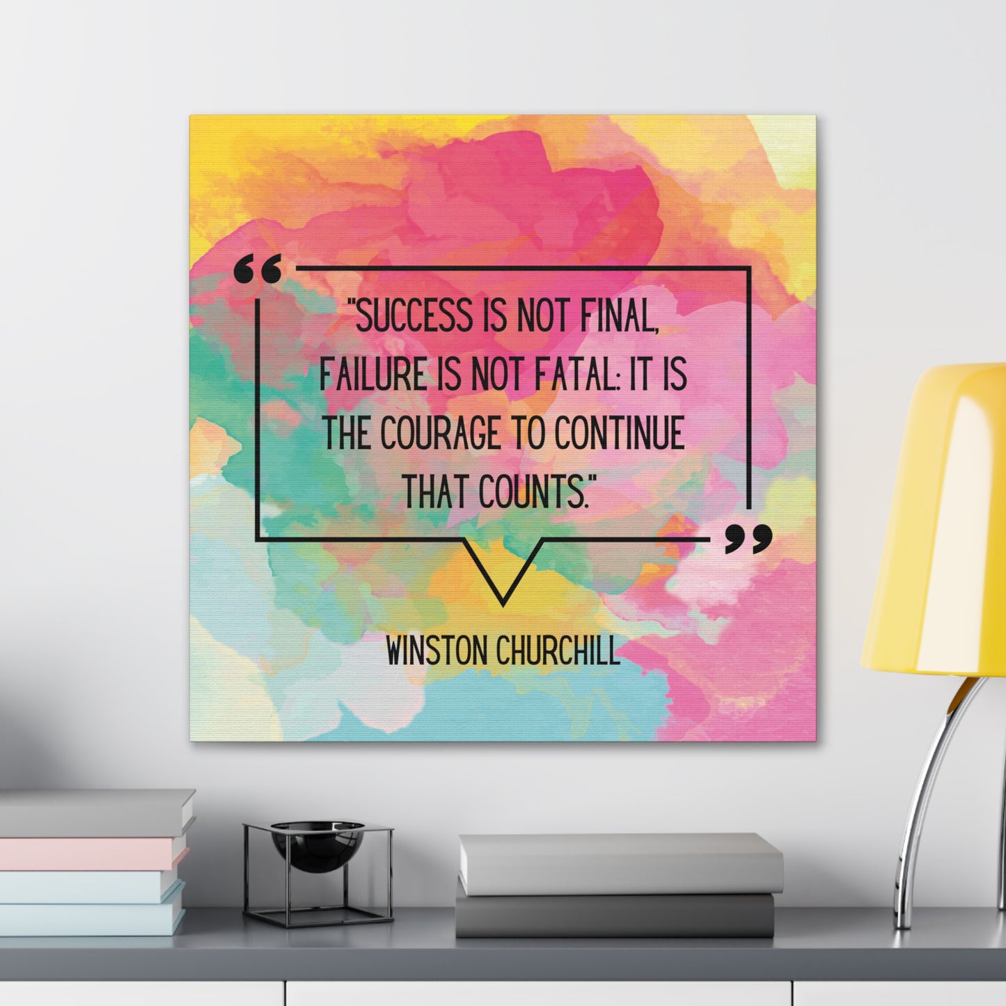 "Failure Is Not Fatal" Wall Art - Weave Got Gifts - Unique Gifts You Won’t Find Anywhere Else!