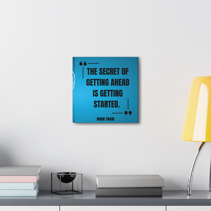 "The Secret To Getting Ahead" Wall Art - Weave Got Gifts - Unique Gifts You Won’t Find Anywhere Else!