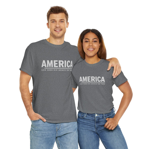 American - God Shed His Grace On Thee: T-Shirt