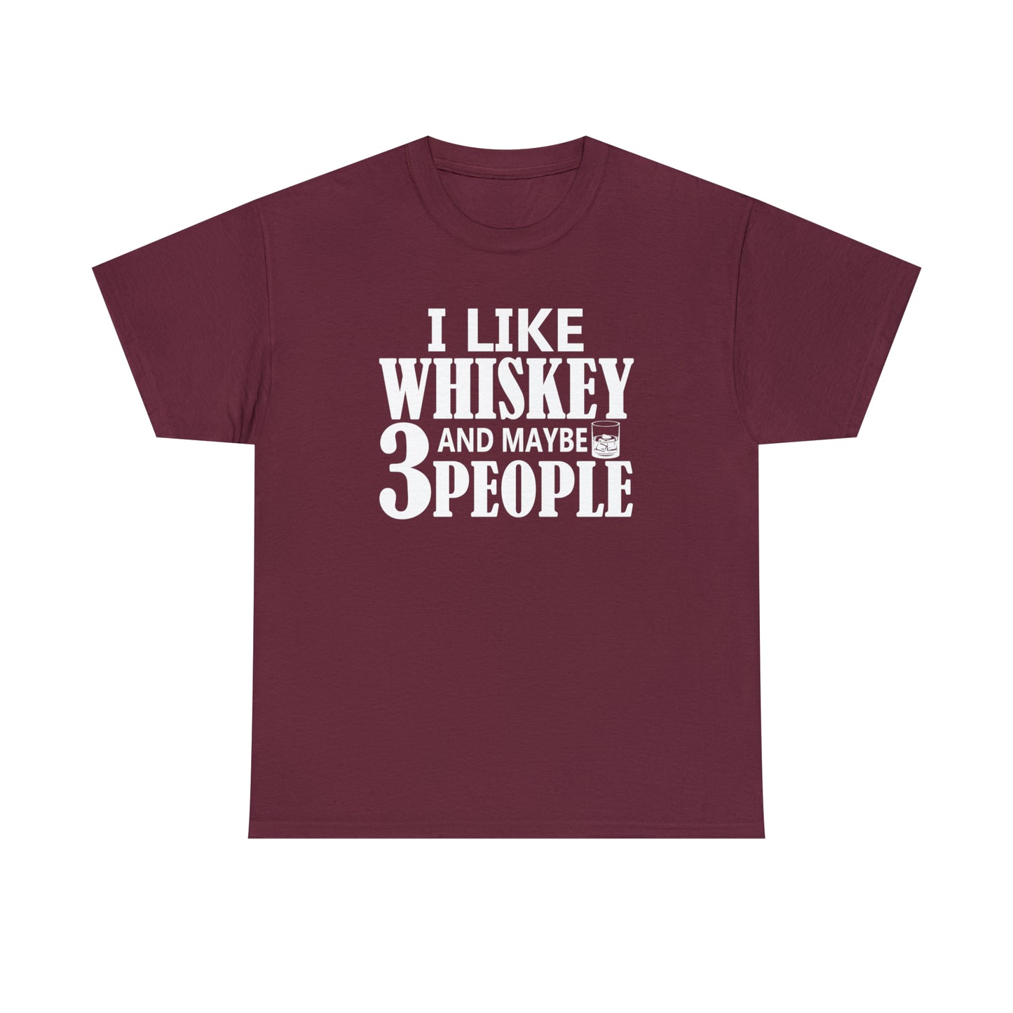 Essential wardrobe tee for people who prefer whiskey over crowds.