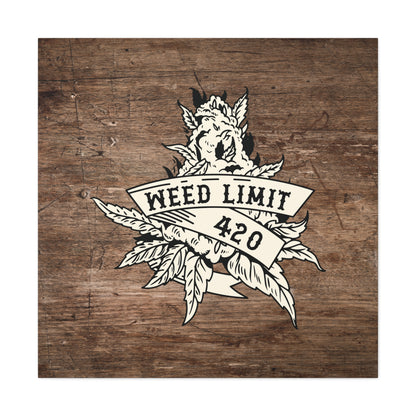 "Weed Limit 420" Wall Art - Weave Got Gifts - Unique Gifts You Won’t Find Anywhere Else!