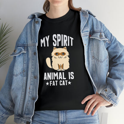 "Fat Cat Spirit Animal" T-Shirt - Weave Got Gifts - Unique Gifts You Won’t Find Anywhere Else!