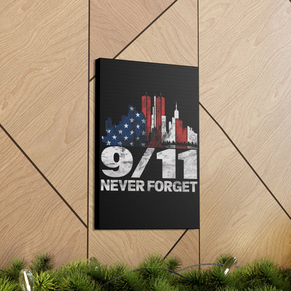 Memorial canvas art for 9/11 remembrance
