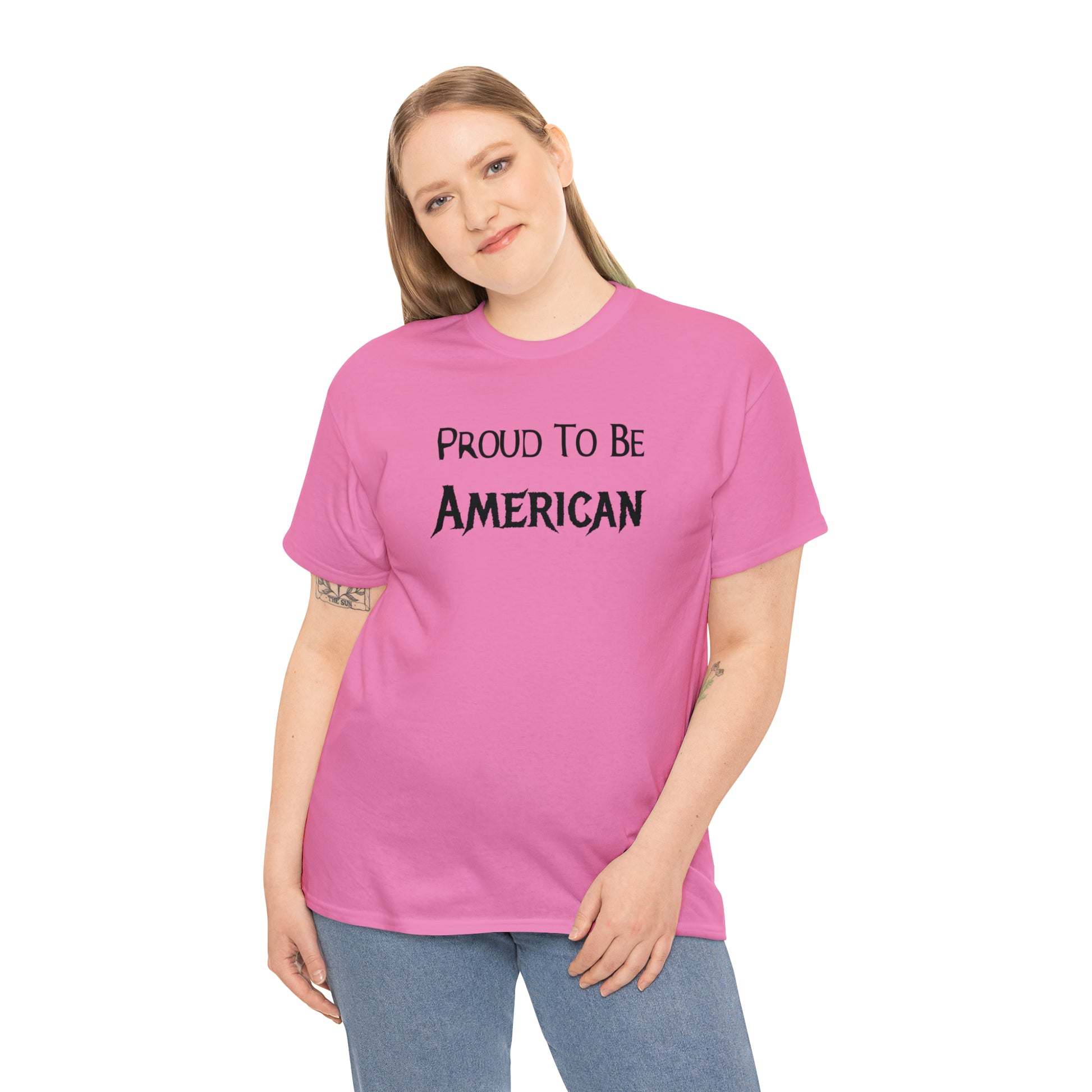 "Proud To Be American" T-Shirt - Weave Got Gifts - Unique Gifts You Won’t Find Anywhere Else!