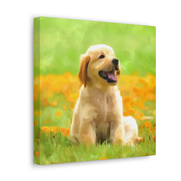 "Dog Painting Photo" Custom Wall Art - Weave Got Gifts - Unique Gifts You Won’t Find Anywhere Else!