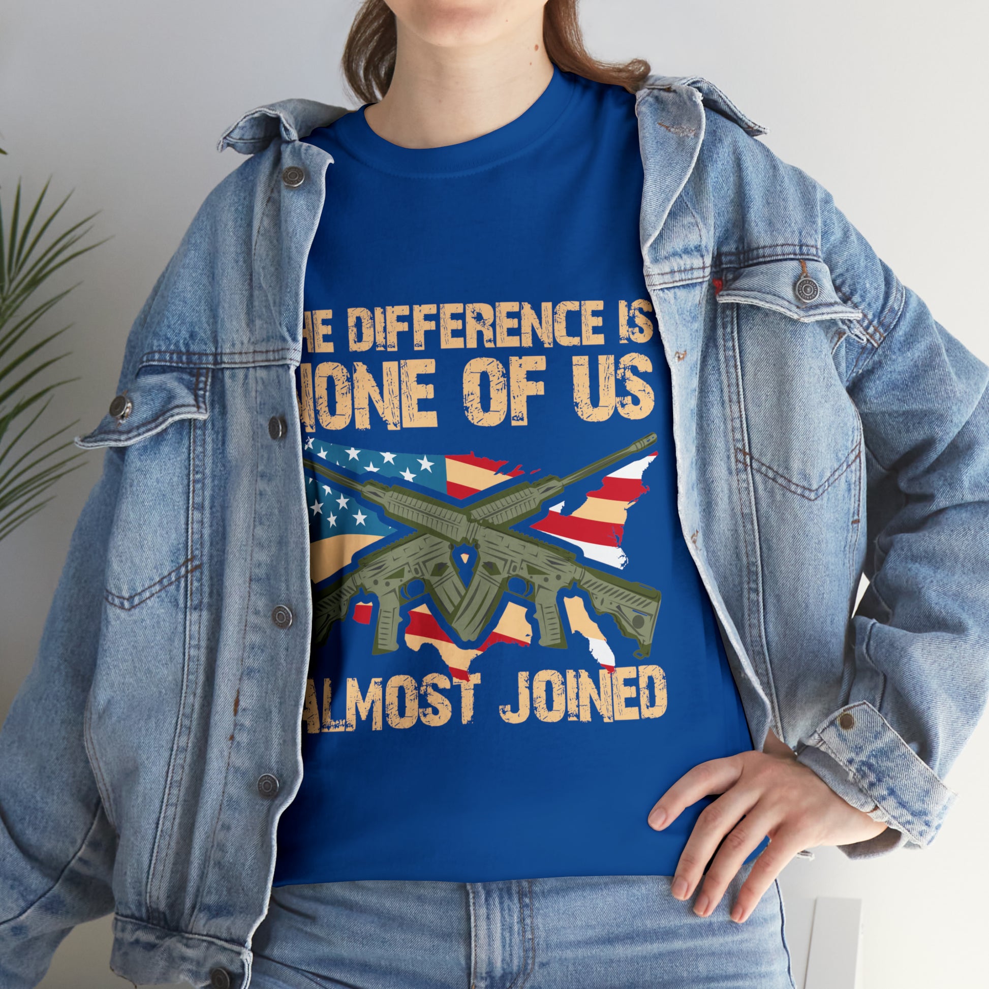 "None Of Us Almost Joined" Veteran T-Shirt - Weave Got Gifts - Unique Gifts You Won’t Find Anywhere Else!