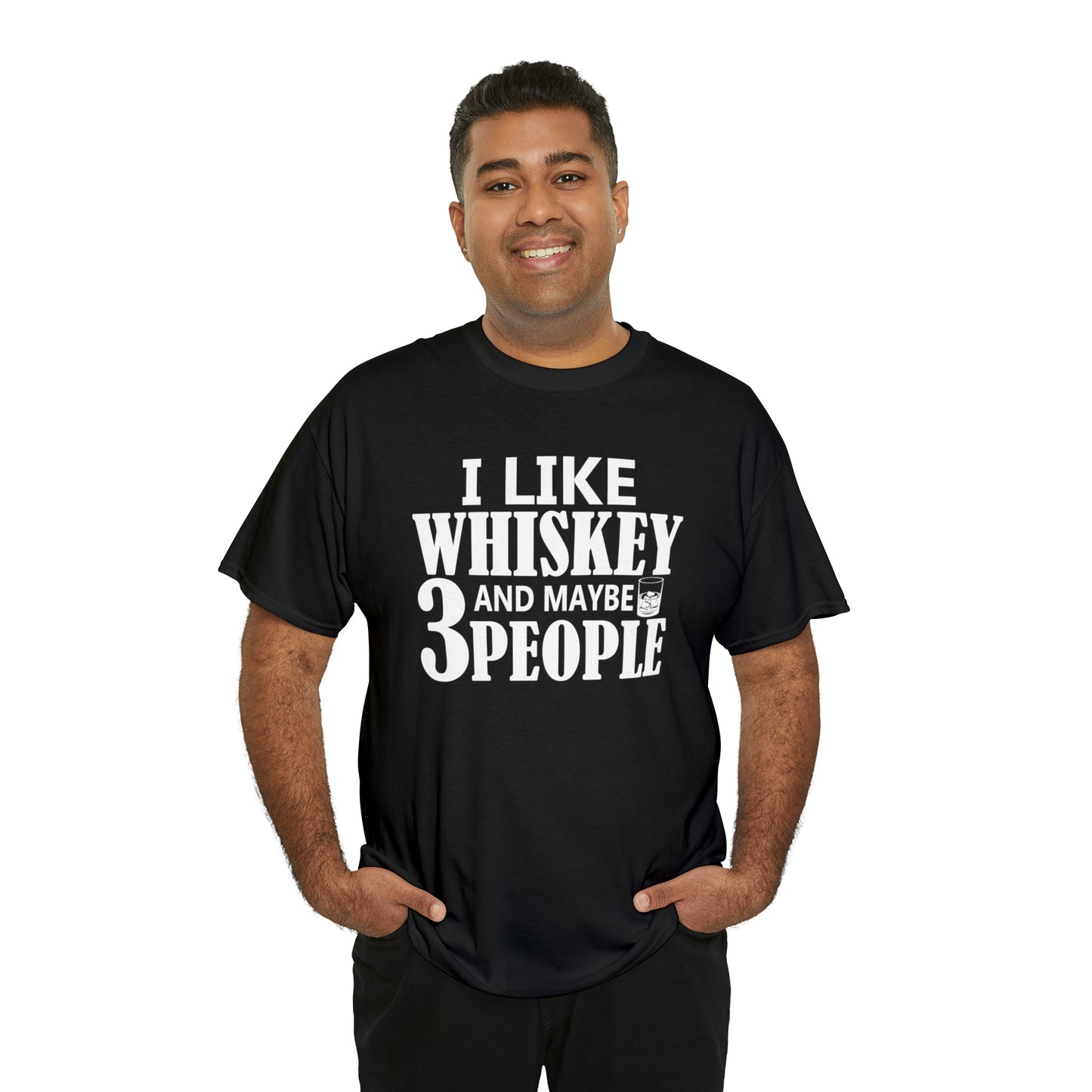 "I Like Whiskey & Like 3 People" T-Shirt - Weave Got Gifts - Unique Gifts You Won’t Find Anywhere Else!