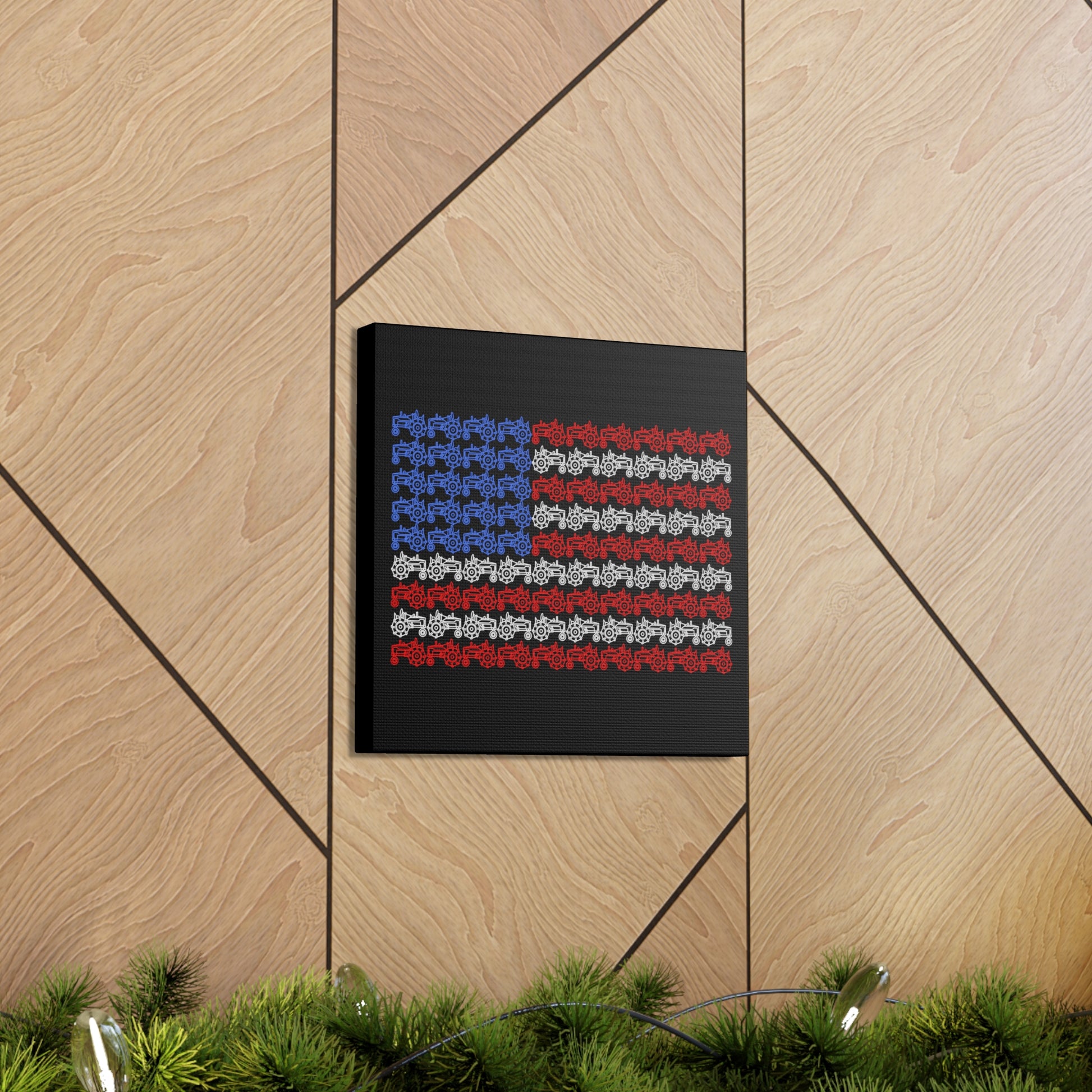 "Tractor American Flag" Wall Art - Weave Got Gifts - Unique Gifts You Won’t Find Anywhere Else!