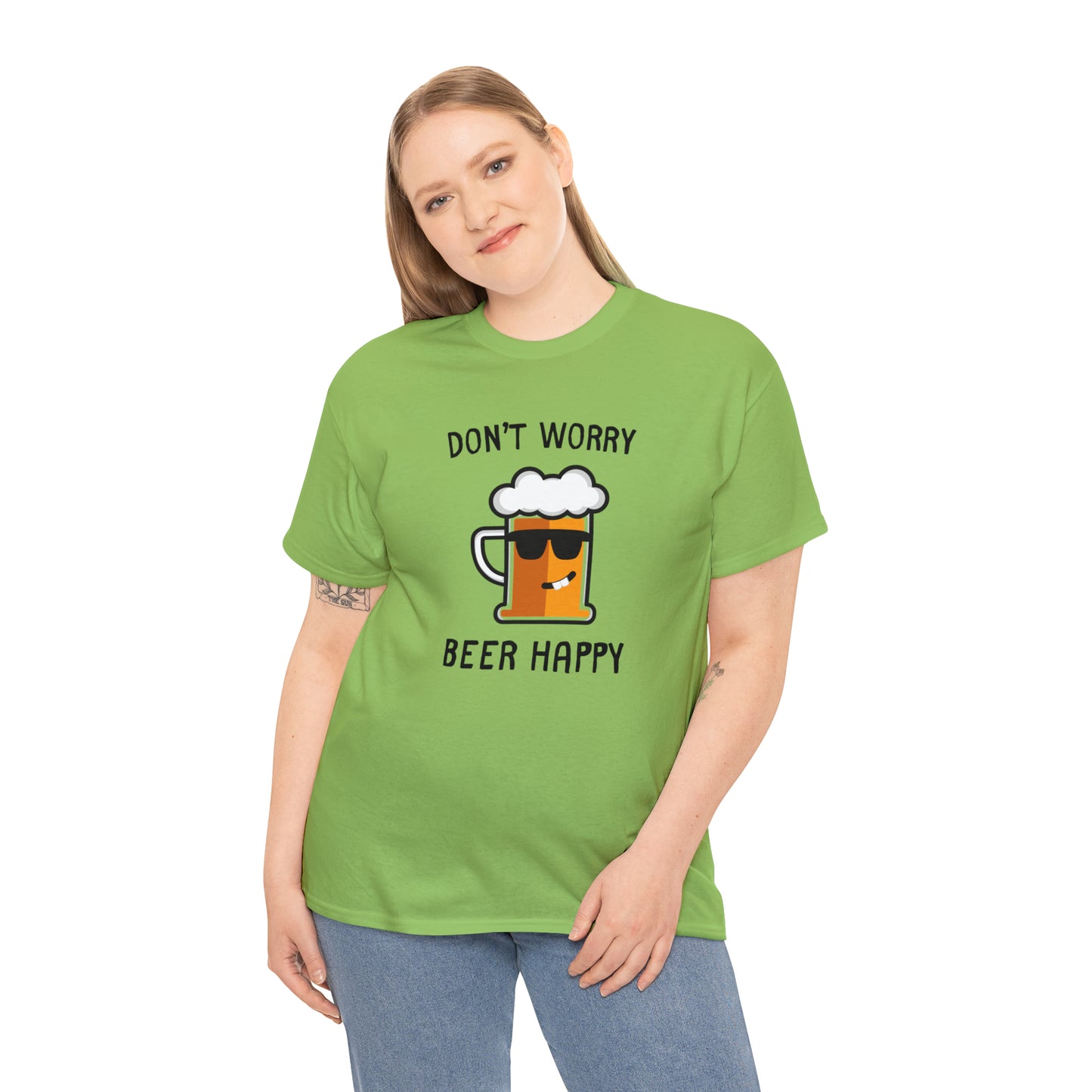 "Don't Worry, Beer Happy" T-Shirt - Weave Got Gifts - Unique Gifts You Won’t Find Anywhere Else!